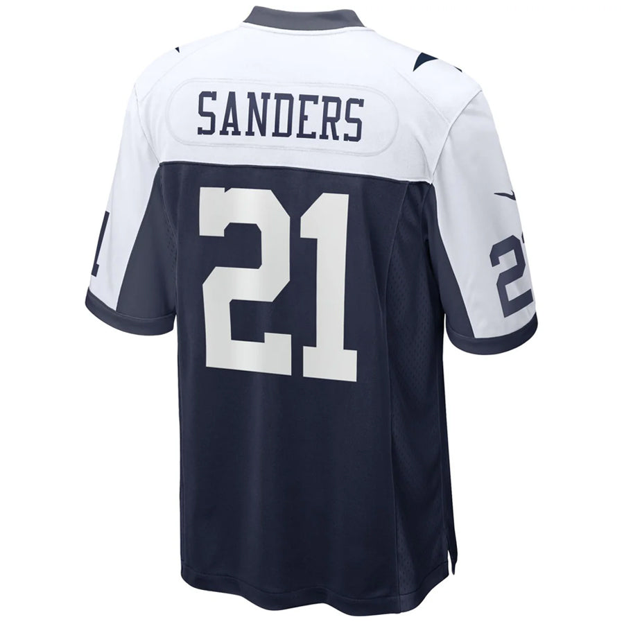STECN D.Cowboys #21 Deion Sanders Player Navy Alternate Game Stitched Jerseys