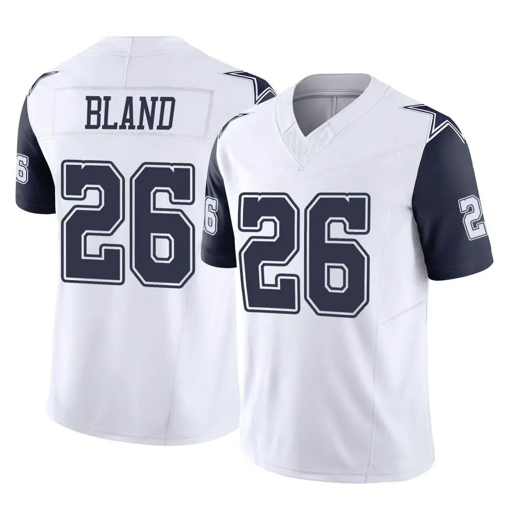 STECN D.Cowboys #26 DaRon Bland Player White-Navy Limited Vapor F.U.S.E. Home Game Stitched Jerseys