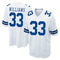 STECN D.Cowboys #33 Javonte Williams Player White Home Game Stitched Jerseys