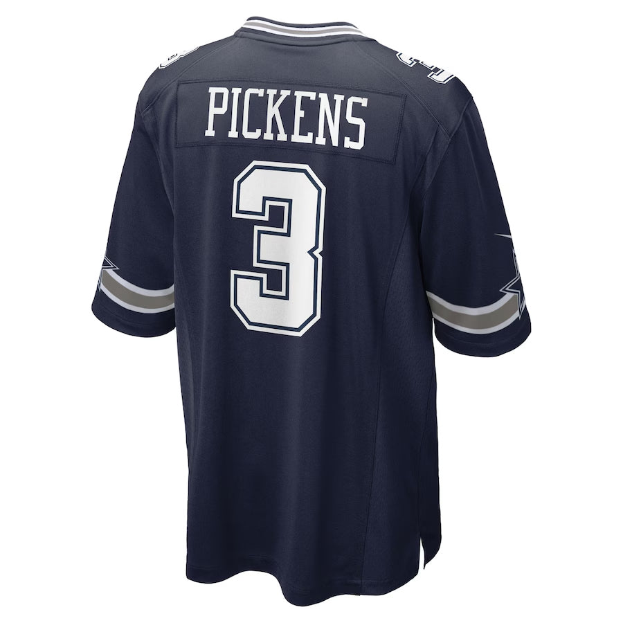 STECN D.Cowboys #3 George Pickens Player Navy Home Game Stitched Jerseys