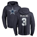 STECN D.Cowboys #3 George Pickens Player Navy Pullover Hoodies Limited Stitched Jerseys