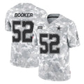 STECN D.Cowboys #52 Tyler Booker Player Arctic Camo Salute to Service Limited Home Game Stitched Jerseys