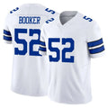 STECN D.Cowboys #52 Tyler Booker Player White Limited Vapor F.U.S.E. Home Game Stitched Jerseys