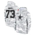 STECN D.Cowboys #73 Tyler Smith Player Arctic Camo Salute to Service Hoodies Limited Game Stitched Jerseys
