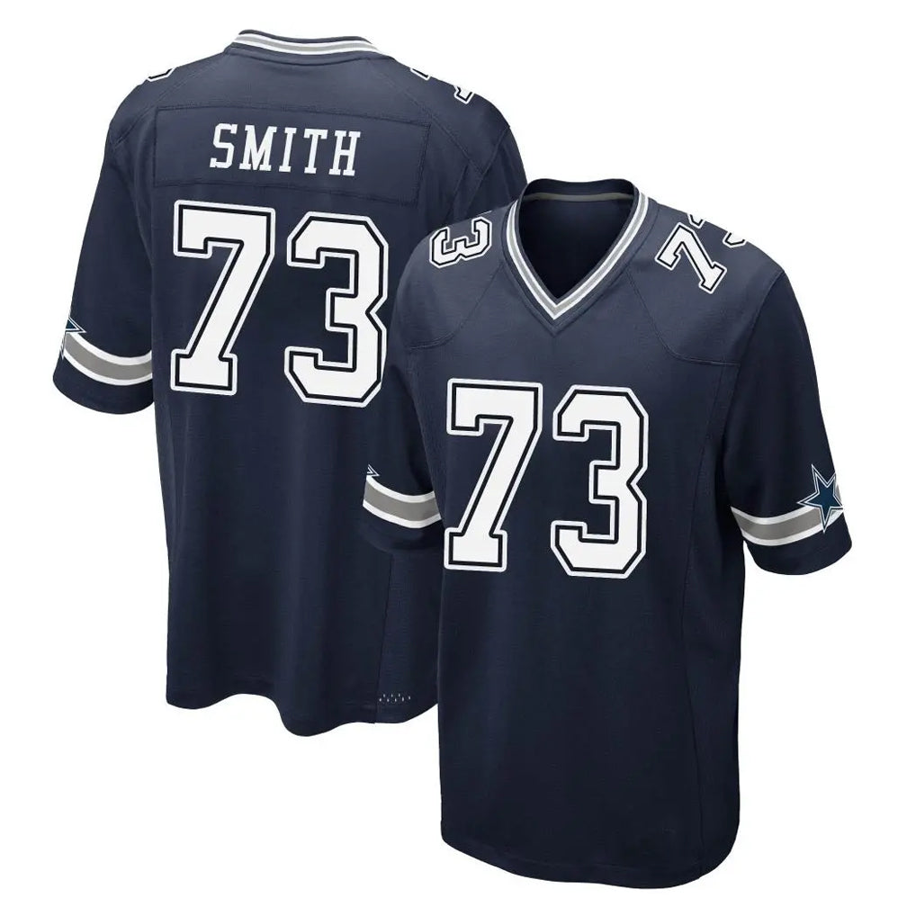 STECN D.Cowboys #73 Tyler Smith Player Navy Home Game Stitched Jerseys
