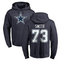 STECN D.Cowboys #73 Tyler Smith Player Navy Pullover Hoodies Limited Stitched Jerseys