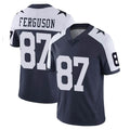 STECN D.Cowboys #87 Jake Ferguson Player Navy-White Limited Alternate Vapor Untouchable Home Game Stitched Jerseys