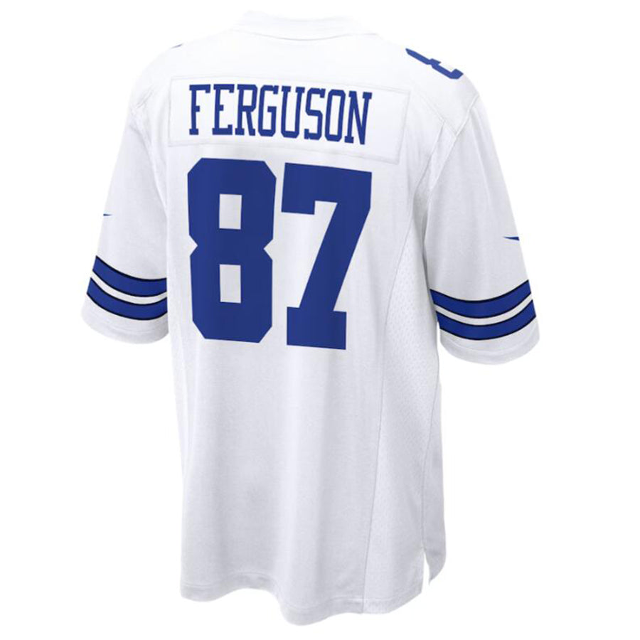 STECN D.Cowboys #87 Jake Ferguson White Game Jersey American Stitched Jersey