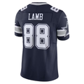 STECN D.Cowboys #88 CeeDee Lamb Navy Vapor F.U.S.E. Limited Stitched Jersey