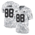 STECN D.Cowboys #88 CeeDee Lamb Player Arctic Camo Salute to Service Limited Home Game Stitched Jerseys