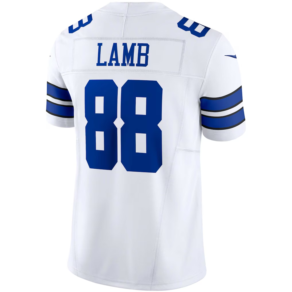 STECN D.Cowboys #88 CeeDee Lamb White Vapor F.U.S.E. Limited Stitched Jerseys