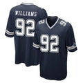 STECN D.Cowboys #92 Quinnen Williams Player Navy Home Game Stitched Jerseys