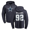 STECN D.Cowboys #92 Quinnen Williams Player Navy Pullover Hoodies Limited Stitched Jerseys