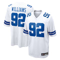 STECN D.Cowboys #92 Quinnen Williams Player White Home Game Stitched Jerseys