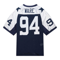 STECN D.Cowboys #94 DeMarcus Ware Mitchell & Ness Navy 2011 Authentic Throwback Retired Player Jersey Stitched Puhic