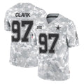STECN D.Cowboys #97 Kenny Clark Player Arctic Camo Salute to Service Limited Home Game Stitched Jerseys