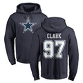 STECN D.Cowboys #97 Kenny Clark Player Navy Pullover Hoodies Limited Stitched Jerseys