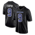 STECN D.Cowboys #9 KaVontae Turpin Player Carbon Black Fashion Home Game Stitched Jerseys