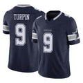 STECN D.Cowboys #9 KaVontae Turpin Player Navy Limited Vapor F.U.S.E. Home Game Stitched Jerseys