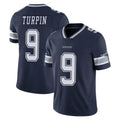 STECN D.Cowboys #9 KaVontae Turpin Player Navy Vapor Untouchable Limited Home Game Stitched Jerseys