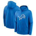 STECN D.Lions Blue Pullover Hoodies Limited Blank Player Stitched Jerseys