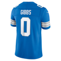 STECN D.Lions #0 Jahmyr Gibbs Blue Team Vapor F.U.S.E. Stitched Limited Jerseys