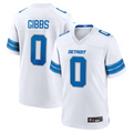 STECN D.Lions #0 Jahmyr Gibbs Player White Replica Game Stitched Jerseys