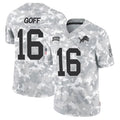 STECN D.Lions #16 Jared Goff Player Arctic Camo Salute to Service Limited Stitched Jerseys