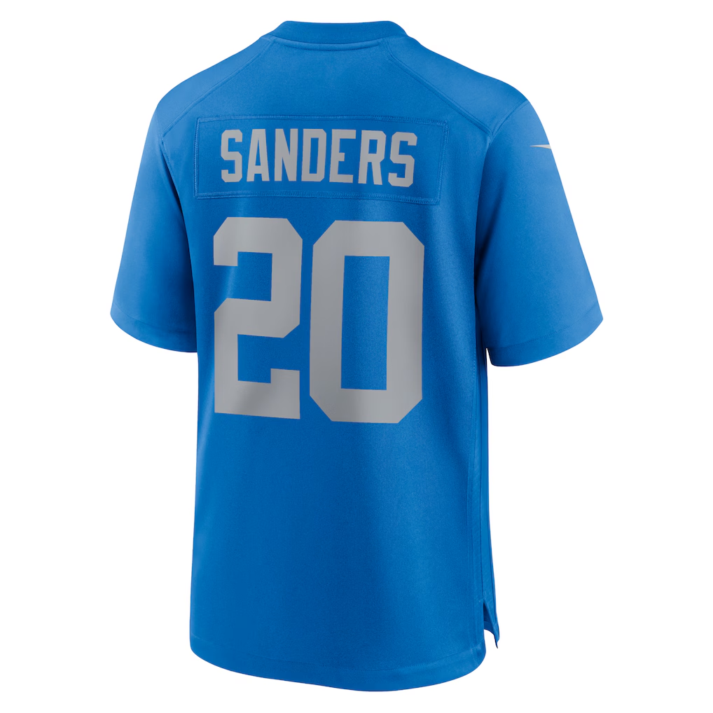 STECN D.Lions #20 Barry Sanders Blue Alternate Game Stitched Jerseys