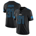 STECN D.Lions #31 Kerby Joseph Player Black Impact Limited Home Game Stitched Jerseys