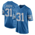 STECN D.Lions #31 Kerby Joseph Player Blue Vapor Untouchable Throwback Game Stitched Jerseys
