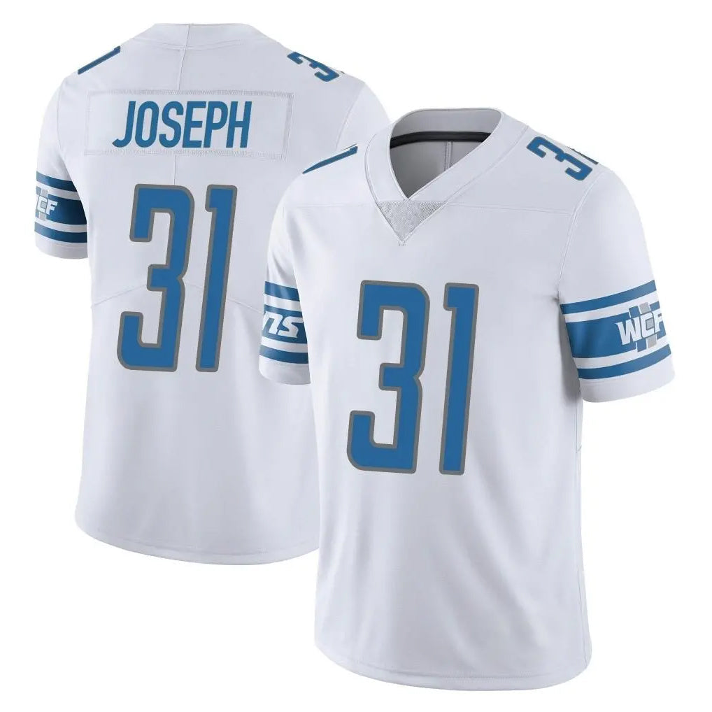 STECN D.Lions #31 Kerby Joseph Player White Limited Vapor Untouchable Home Game Stitched Jerseys