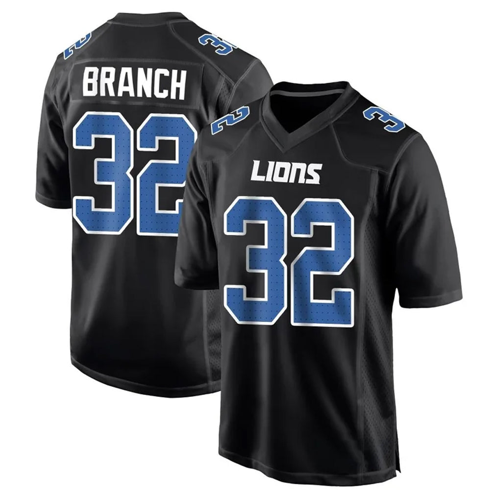 STECN D.Lions #32 Brian Branch Player Black Limited Fashion Stitched Jerseys