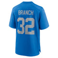 STECN D.Lions #32 Brian Branch Player Blue Alternate Game Stitched Jerseys