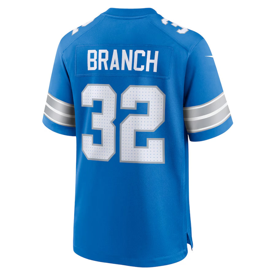 STECN D.Lions #32 Brian Branch Player Blue Home Game Stitched Jerseys