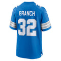 STECN D.Lions #32 Brian Branch Player Blue Home Game Stitched Jerseys