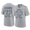 STECN D.Lions #32 Brian Branch Player Gray Atmosphere Fashion Home Game Stitched Jerseys