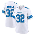 STECN D.Lions #32 Brian Branch Player White Alternate Home Game Stitched Jerseys