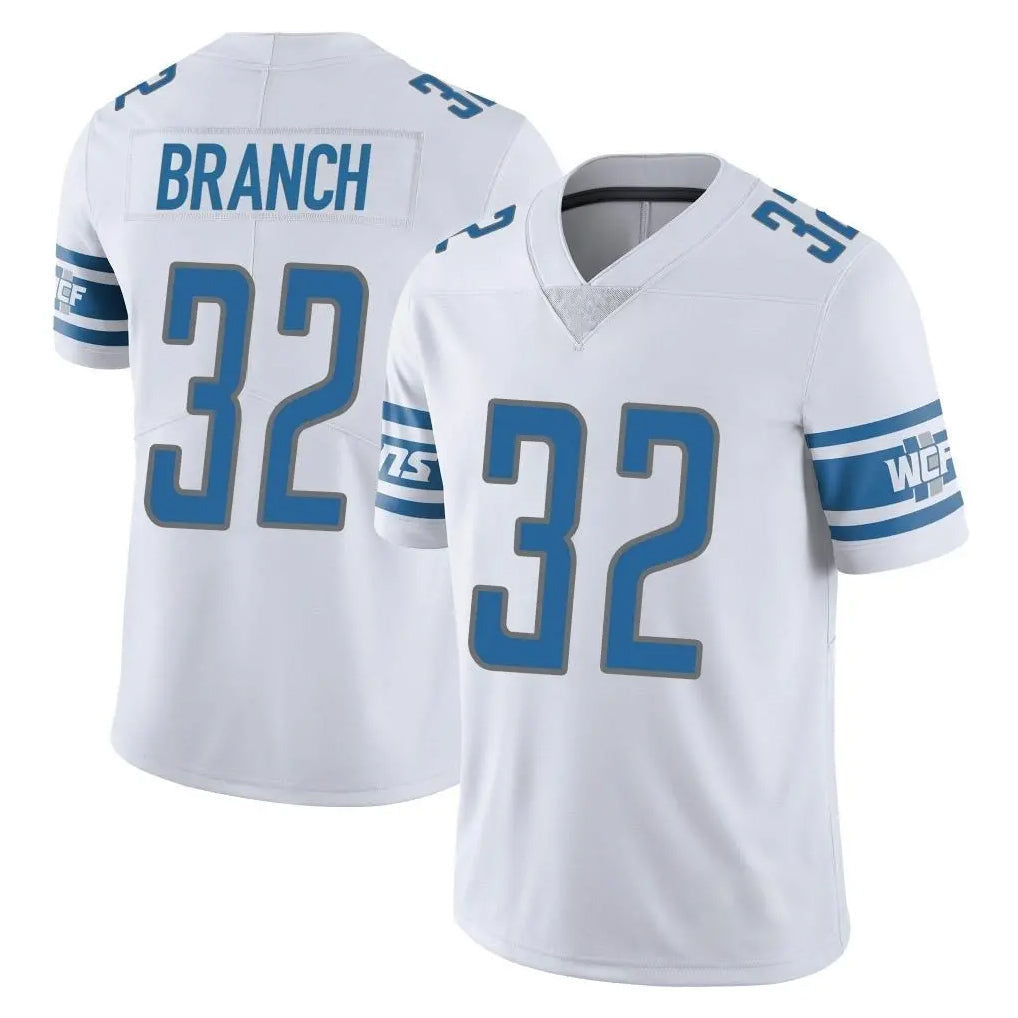 STECN D.Lions #32 Brian Branch Player White Limited Vapor Untouchable Home Game Stitched Jerseys