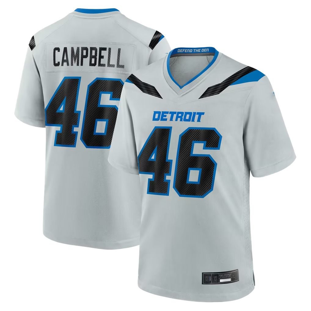 STECN D.Lions #46 Jack Campbell 2026 Rivalries Collection Game Stitched Jerseys