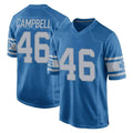 STECN D.Lions #46 Jack Campbell Player Blue Vapor Untouchable Throwback Game Stitched Jerseys