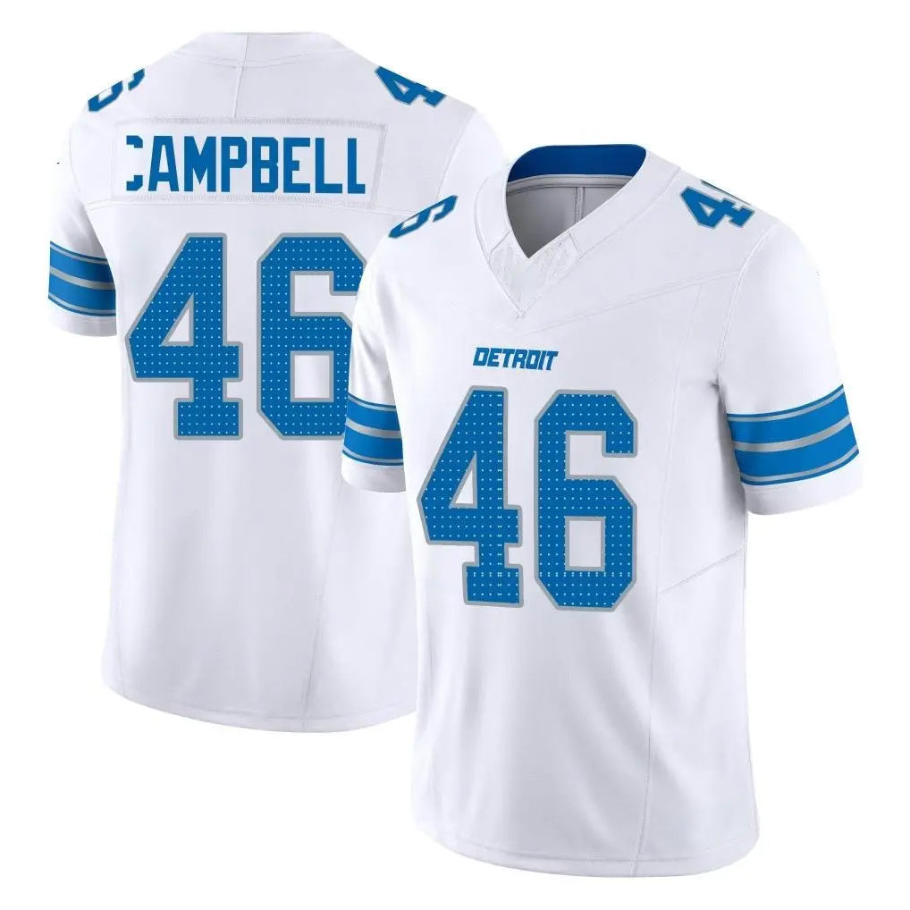 STECN D.Lions #46 Jack Campbell Player White Limited Vapor F.U.S.E. Alternate Home Game Stitched Jerseys
