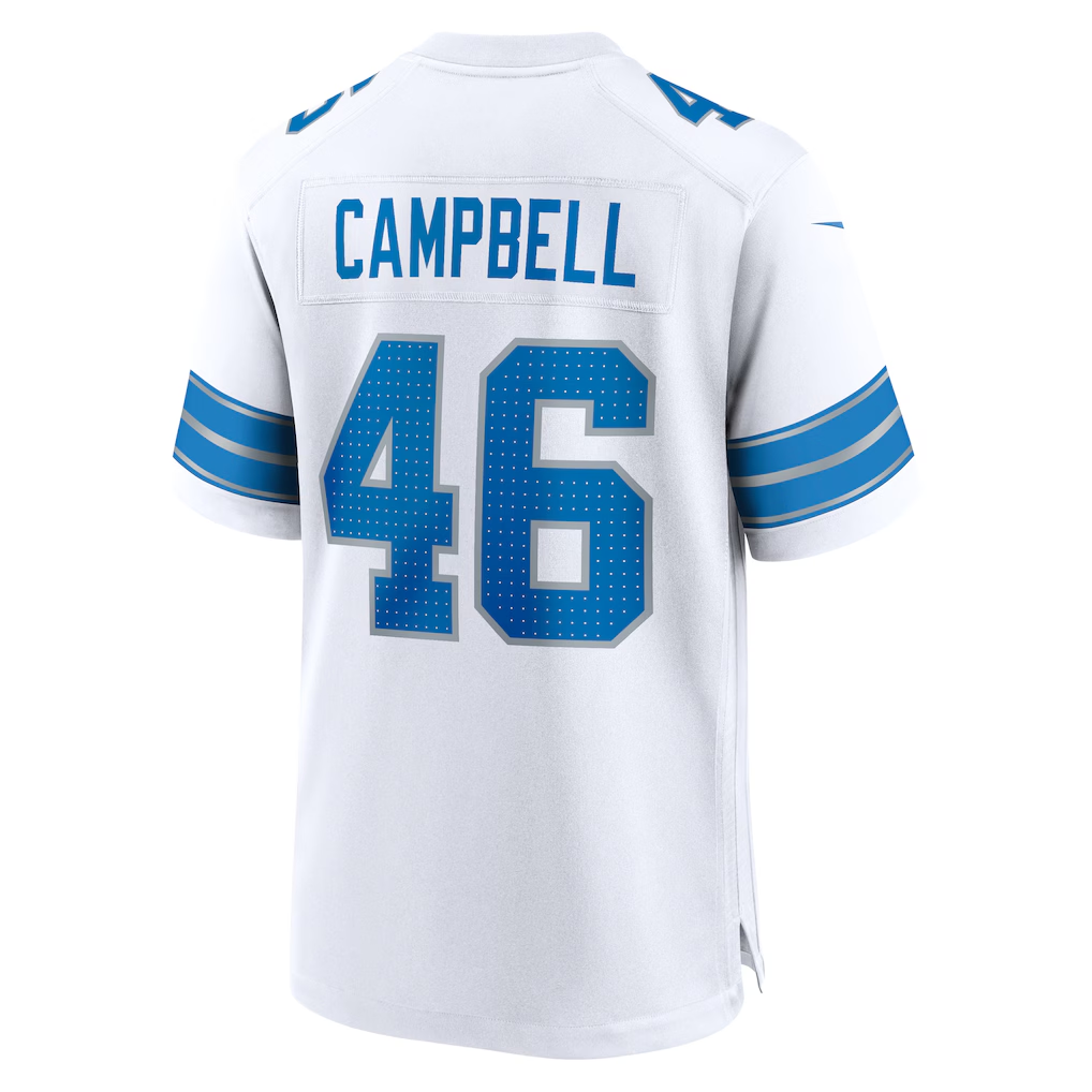 STECN D.Lions #46 Jack Campbell White White Game Stitched Jerseys