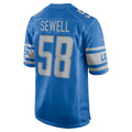 STECN D.Lions #58 Penei Sewell Player Blue Game Stitched Jerseys