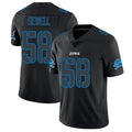 STECN D.Lions #58 Penei Sewell Player Limited Black Impact Stitched Jerseys
