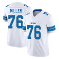 STECN D.Lions #76 Blake Miller Player White Limited Vapor F.U.S.E. Alternate Home Game Stitched Jerseys