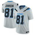 STECN D.Lions #81 Calvin Johnson Silver 2026 Rivalries Collection Limited Stitched Jerseys