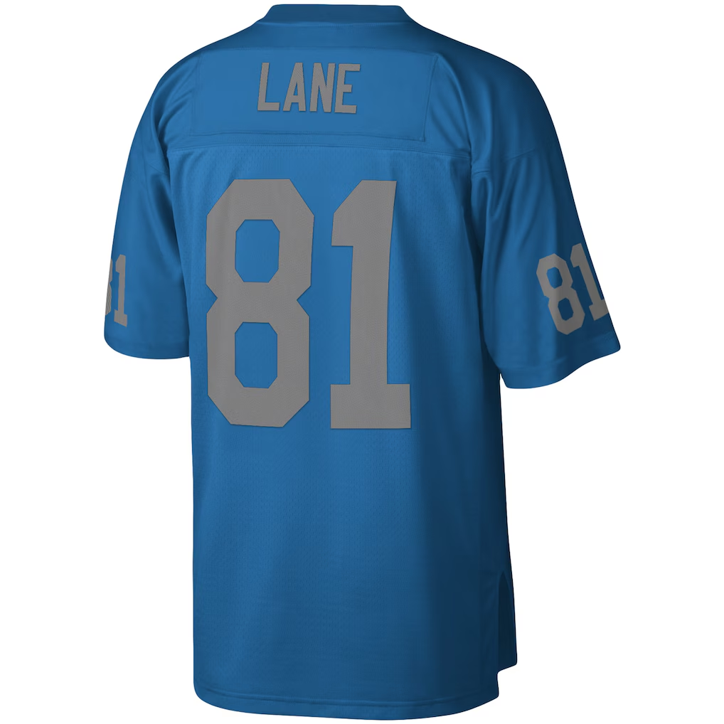 STECN D.Lions #81 Richard Lane Mitchell & Ness Blue Legacy Replica Jersey Stitched Puhic
