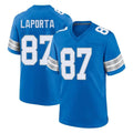 STECN D.Lions #87 Sam LaPorta Player Blue Alternate Home Game Stitched Jerseys