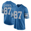 STECN D.Lions #87 Sam LaPorta Player Blue Vapor Untouchable Throwback Game Stitched Jerseys